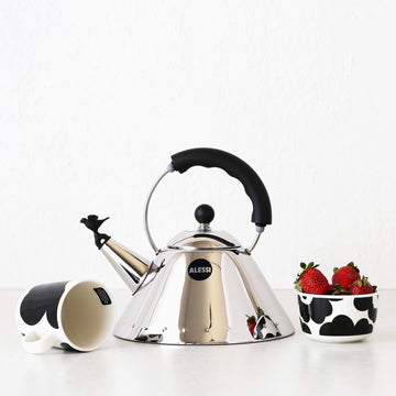 ALESSI | BIRD WHISTLE KETTLE 9093 | BLACK