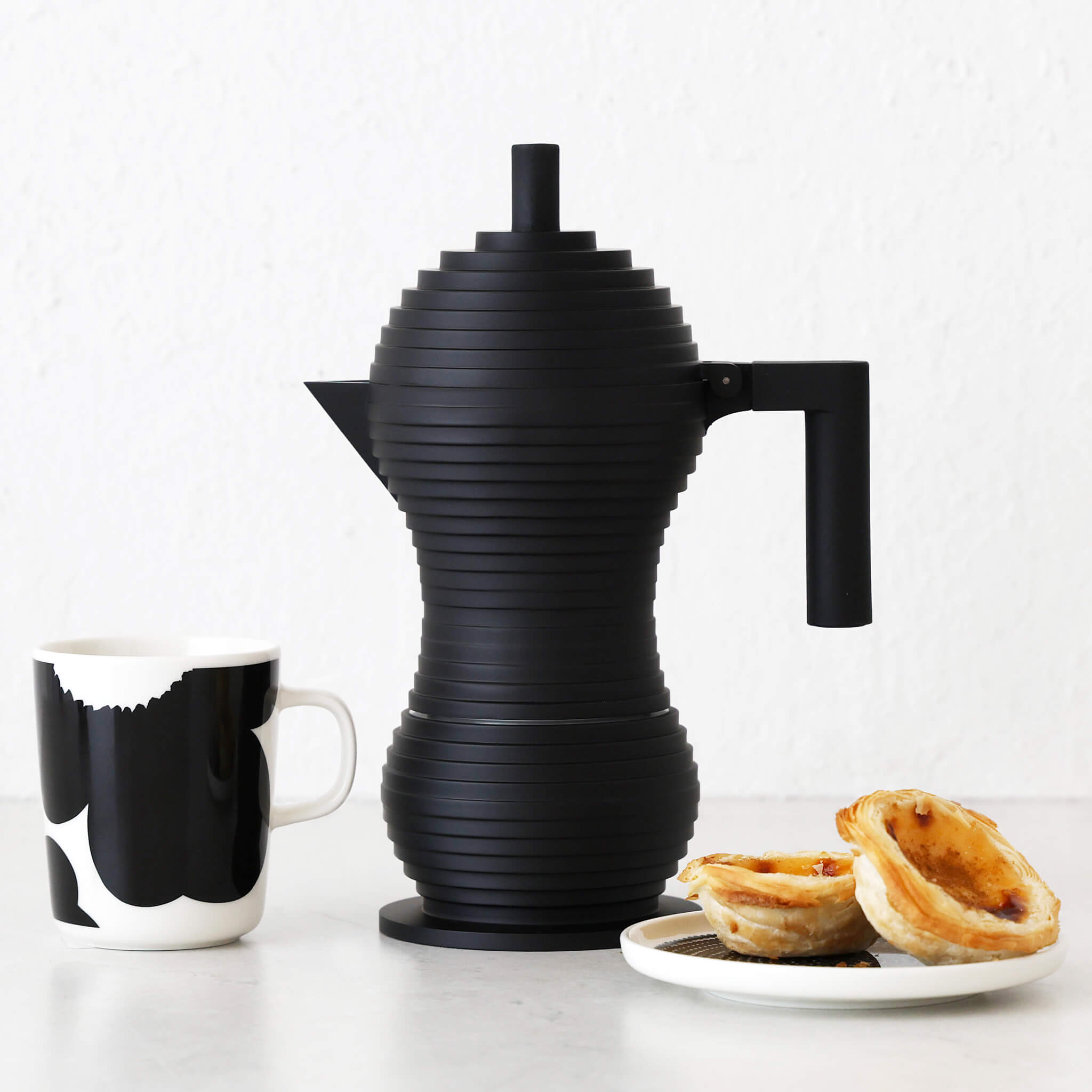 ALESSI | PULCINA ESPRESSO COFFEE MAKER | BLACK
