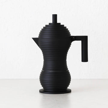 ALESSI | PULCINA ESPRESSO COFFEE MAKER | BLACK | 3 CUP
