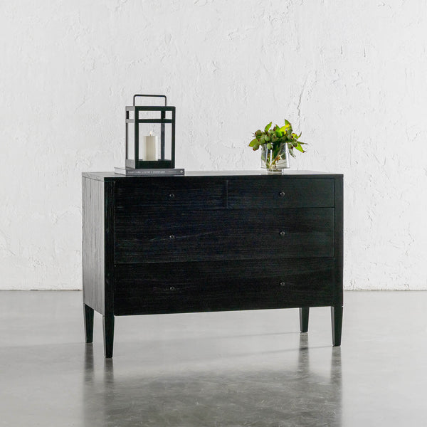 AMARA CONRAD DRESSER | BLACK GRAIN | 120CM