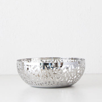 ALESSI | CACTUS FRUIT BOWL | LARGE 29CM | SILVER STAINLESS STEEL