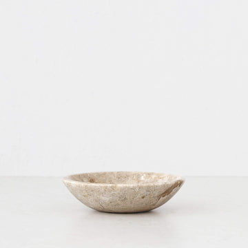 BAYAN MARBLE BOWL | SML 15CM | ORGANIC CREMA MARBLE