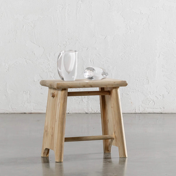 CAPRETTA ELM CREATORS STOOL | BLEACHED BRISTLE