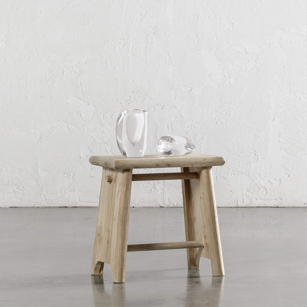 CAPRETTA ELM CREATORS STOOL | BLEACHED BRISTLE