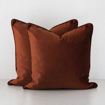 CARSON CUSHION BUNDLE X2 | 50X50 | MOROCCO RUST VELVET
