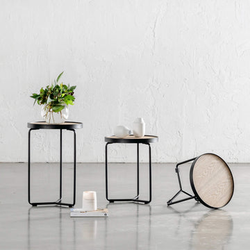 CHIARA SIDE TABLE | SET OF 3 | BIRCH ASH