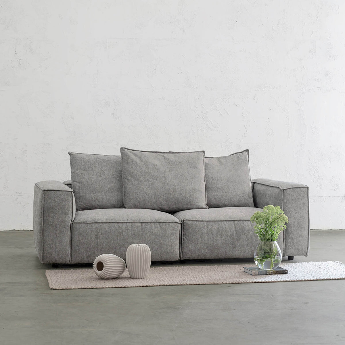 COBURG 3.5 SEATER SOFA GREYTHORN SHADOW LOUNGE FURNITURE Living