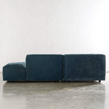 COBURG CHAISE LOUNGE CHAIR | CHICORY BLUE | BACK