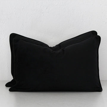 CARSON CUSHION BUNDLE X2 | 40X60 | NOIR BLACK VELVET