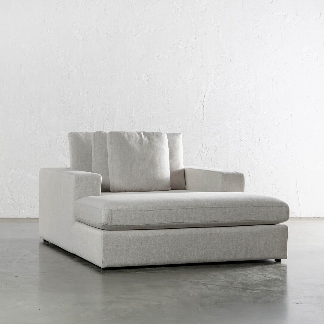 CARSON OVERSIZED LOUNGE CHAISE  |  JOVAN DOVE NATURAL