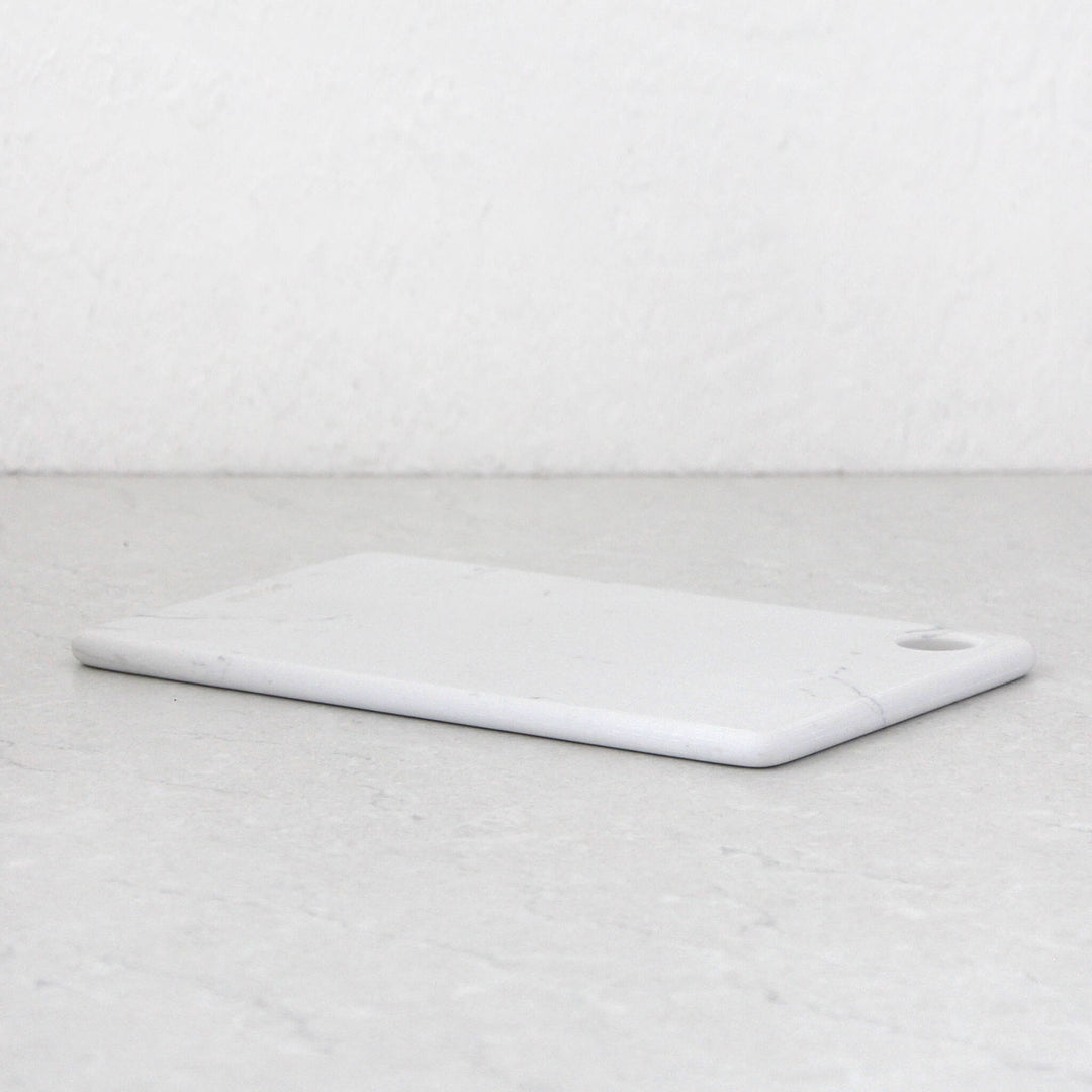 RECTANGLE GRAZING BOARD  |  WHITE MARBLE