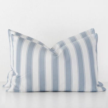 JOHAN REGENCY STRIPE CUSHION BUNDLE X2 | 40 x 60 | ICE BLUE