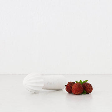 MARA CITRUS REAMER | WHITE MARBLE