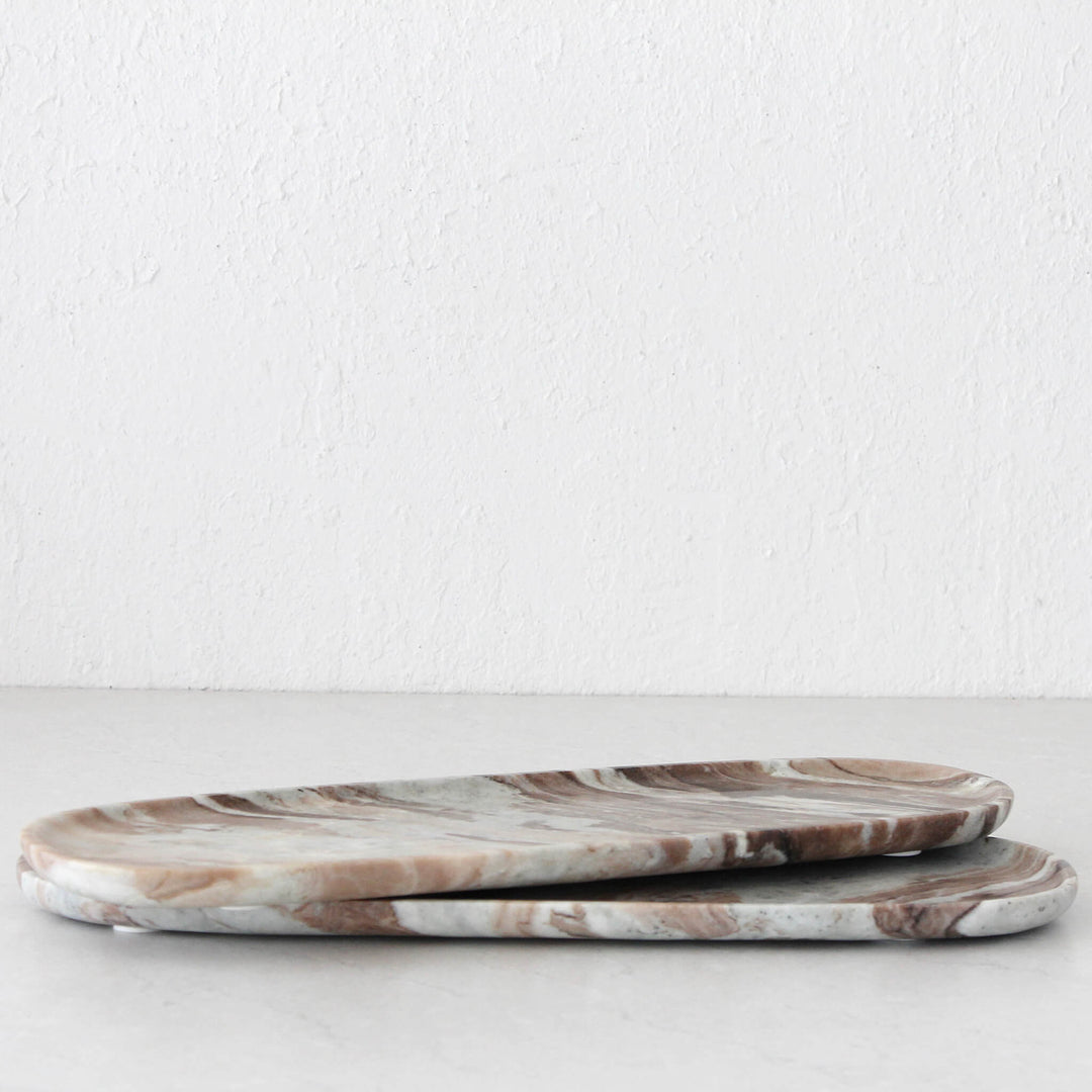 MARCO MARBLE SERVING TRAY BUNDLE X2 |  NUDE MARBLE