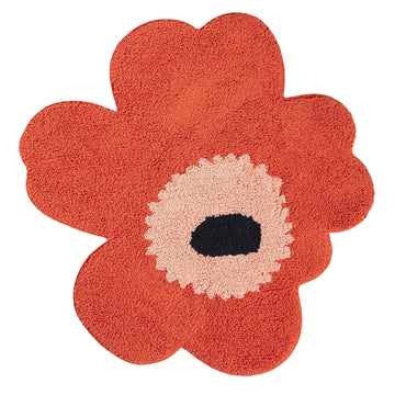 MARIMEKKO | UNIKKO BATH MAT | 73CM X 74CM | BURNT UMBER