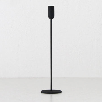 MONA CANDLE HOLDER LARGE | BLACK