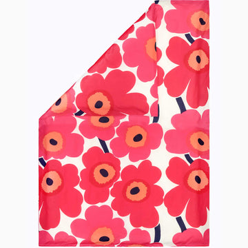 MARIMEKKO | UNIKKO DUVET QUILT COVER | RED + PINK