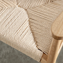 MORGAN CURVED TRACK ARM DINING CHAIR | BIRCH + RATTAN  |  CLOSE UP