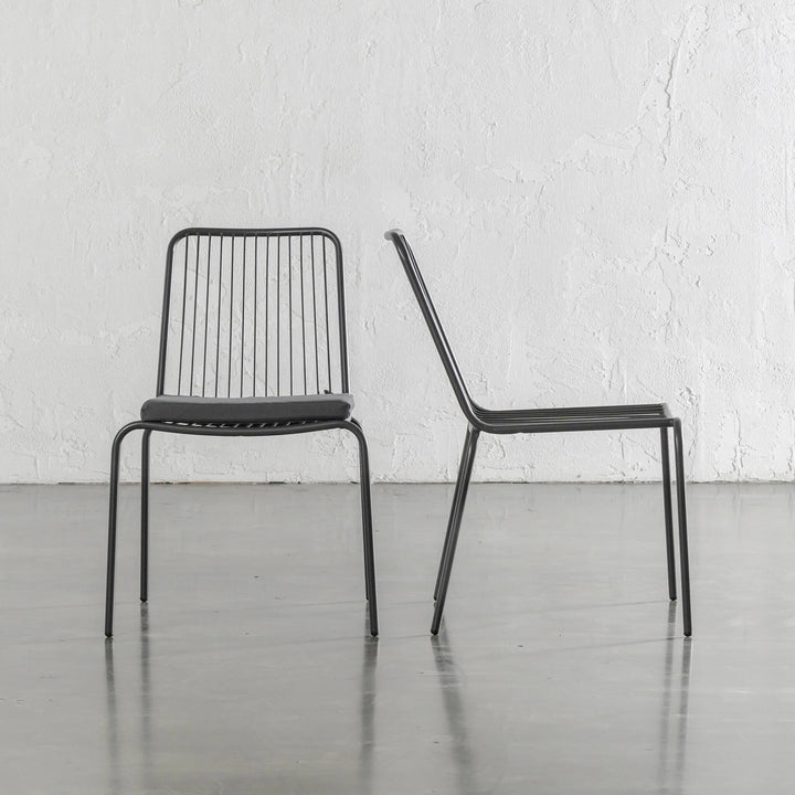 PALOMA JEDEAUX DINING CHAIR | ANTHRACITE BLACK | BUNDLE OF 4