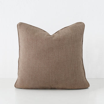 PANTANO LINEN WEAVE CUSHION | COCOA DUST | 40X60 | 50X50 | 60X60