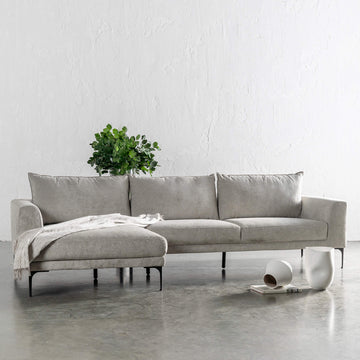 PILOTI MODULAR LOUNGE SOFA | FLAGSTONE ASH
