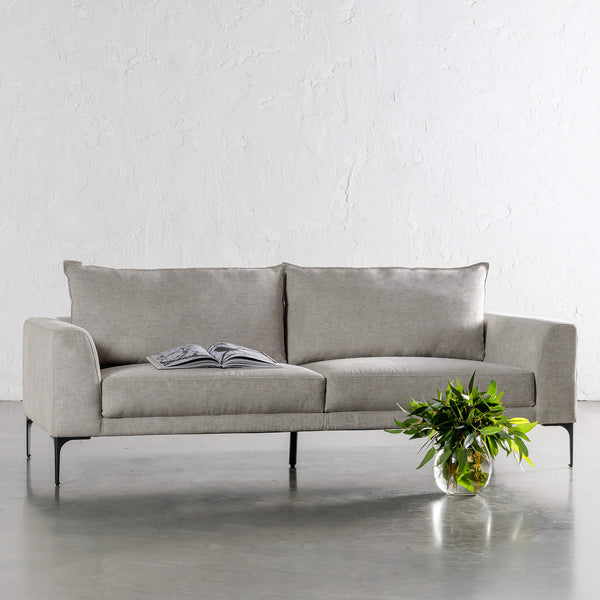 PILOTI 3 SEATER SOFA | FLAGSTONE ASH