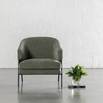 PILOTI ESSEN ARMCHAIR | CYPRESS VINE GREEN