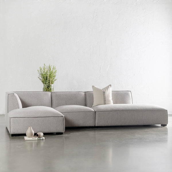 50% LTD SALE | PROVATO MODULAR OPEN ENDED SOFA | DEEP SANDY DRIFT