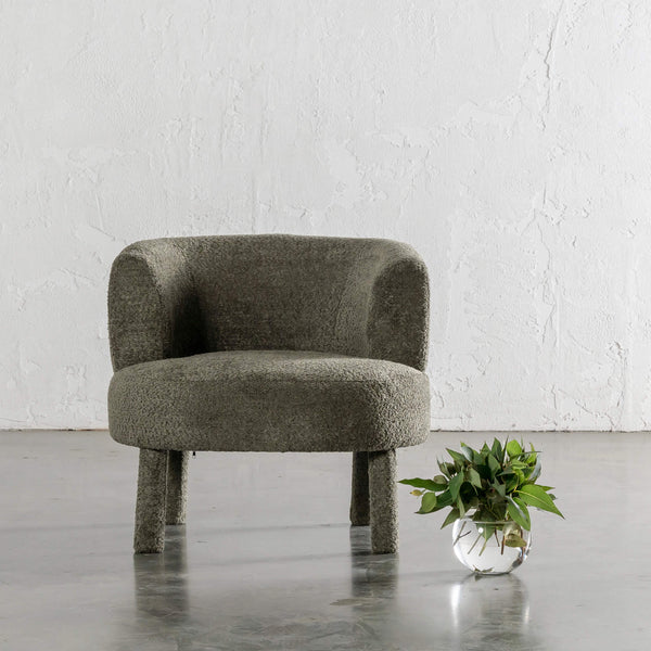 SEVILLA CURVE ARMCHAIR | LAST FEW | MANGROVE LEAF BOUCLE