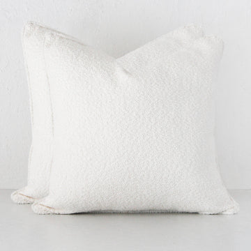 SEVILLA CUSHION BUNDLE X2 | 60 X 60 | TERRACE WHITE BOUCLE