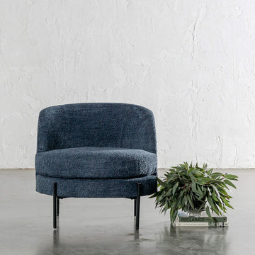 SEVILLA MODERNA TUB CHAIR | REEF NAVY BOUCLE
