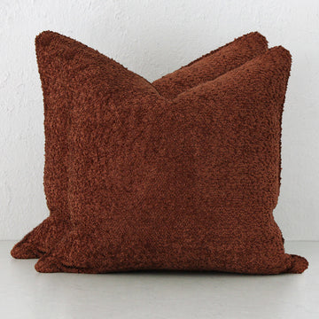 SEVILLA CUSHION BUNDLE X2 | 60 X 60 | CARMEN RUST BOUCLE