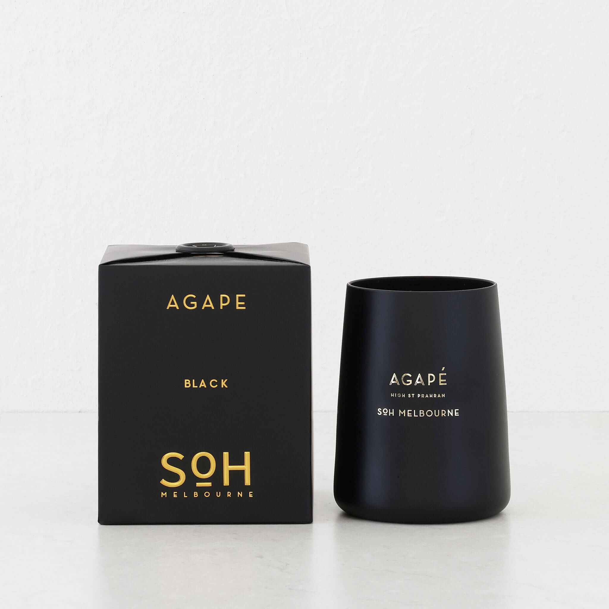 SOH MELBOURNE | SOY WAX CANDLE | AGAPE BLACK – Living By Design