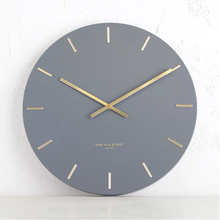 ONE SIX EIGHT LONDON  |  LUCA WALL CLOCK  |  CHARCOAL & GOLD  |  60CM
