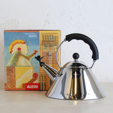 ALESSI  |  KETTLE 9093 WITH BIRD  |  BLACK HANDLE