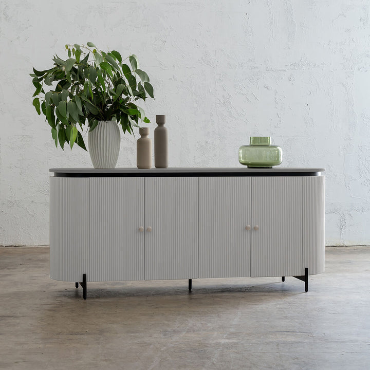 AQUILLA CURVED SIDEBOARD BUFFET  |  IVORY