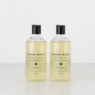BONDI WASH | LAUNDRY WASH - DELICATES 500ML BUNDLE x2 | BLUE CYPRESS + PETITGRAIN