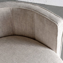 CARSON MODERNA CURVED RIBBED CHAIR | JOVAN EARTH CLOSE UP