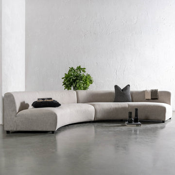 CARSON CONTEMPO CURVED MODULAR SOFA | JOVAN EARTH