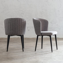 CLAUDE FABRIC DINING CHAIR  |  SILVER GREY | UPHOLSTERY DINING CHAIRS