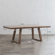 DALTON SCANDI LEG TEAK DINING TABLE  |  3M