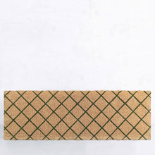 PRE ORDER | LIVING BY DESIGN EXCLUSIVE | OLIVE GREEN FRENCH TRELLIS DOORMAT | 120CM x 40CM