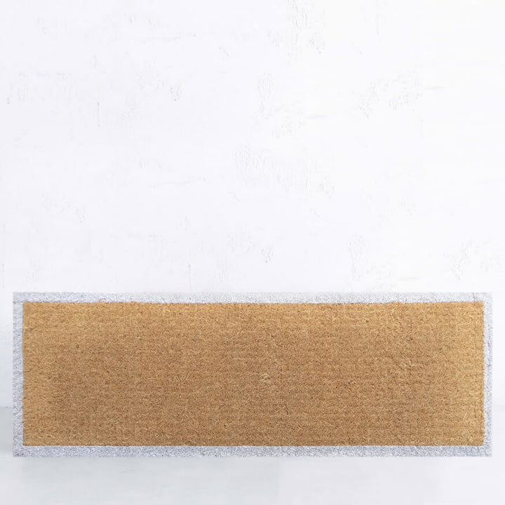 PRE ORDER | LIVING BY DESIGN EXCLUSIVE | WHITE FRENCH BORDER DOORMAT | 120CM x 40CM