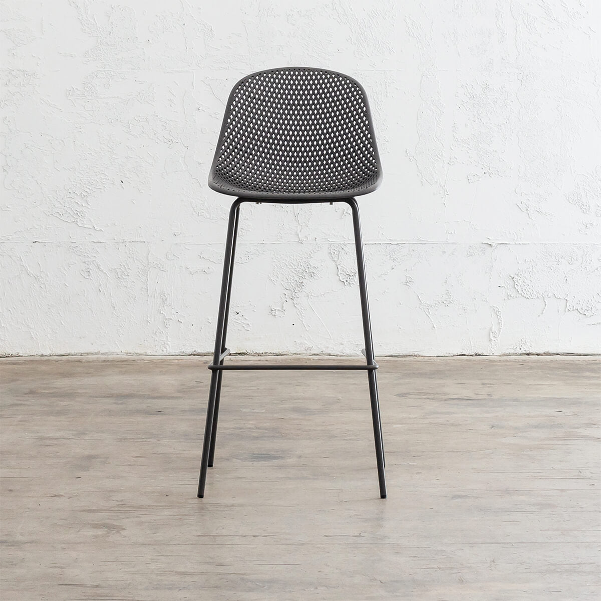 ETTA PLASTIC OUTDOOR BAR CHAIR INDOOR DINING OUTDOOR ENTERTAINING