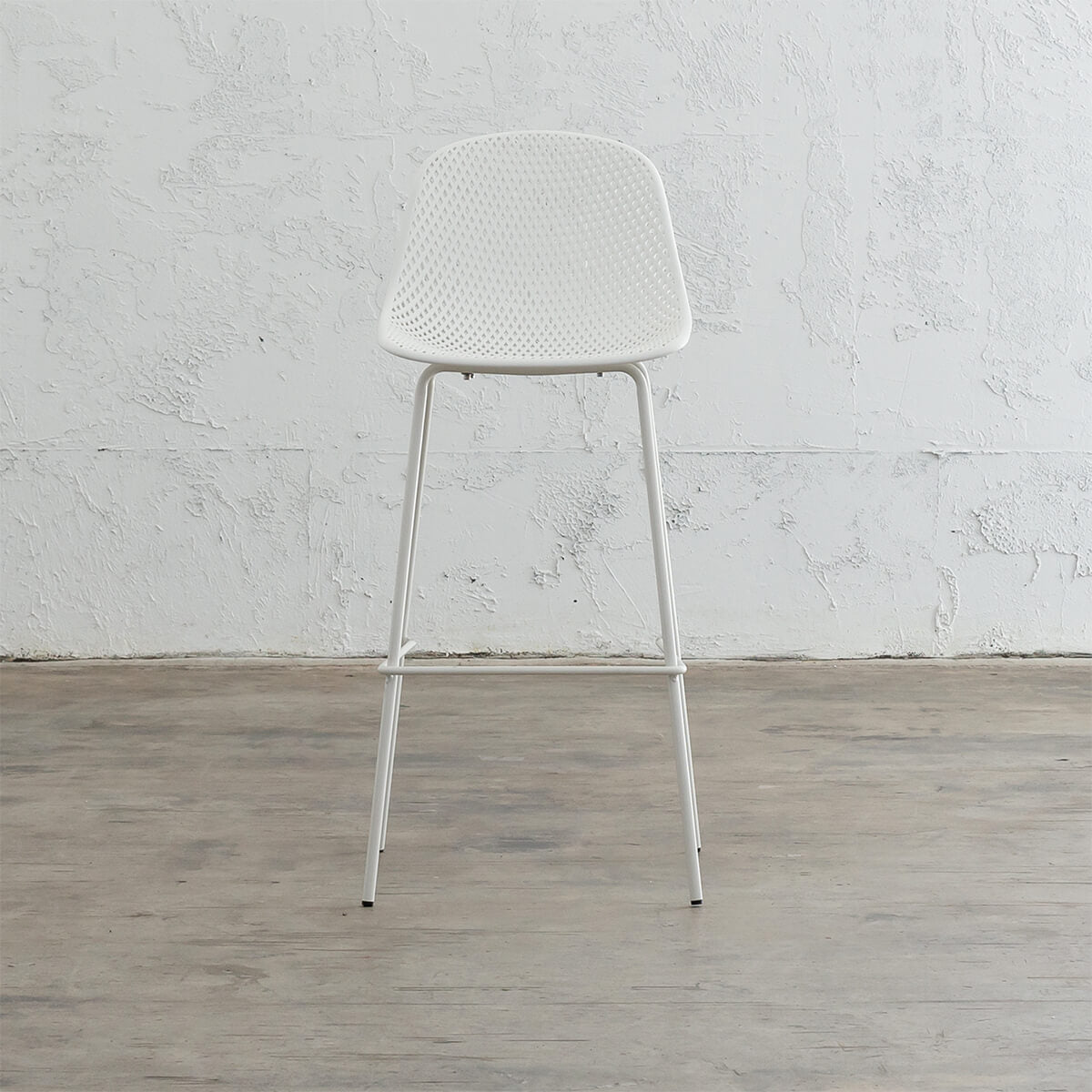 ETTA PLASTIC OUTDOOR BAR CHAIR INDOOR DINING OUTDOOR ENTERTAINING