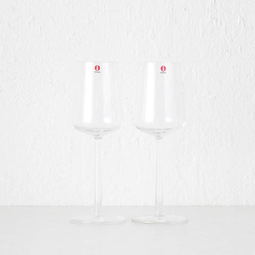IITTALA | ESSENCE WHITE WINE GLASSES | SET OF 2