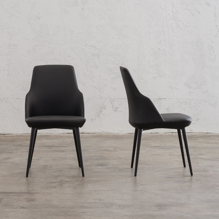 JAKOB + ANDERS LEATHER COLLECTION  |  STYLISH LEATHER DINING CHAIRS