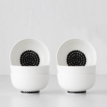 MARIMEKKO | OIVA RASYMATTO BOWL 3DL BUNDLE X6 | BLACK + WHITE