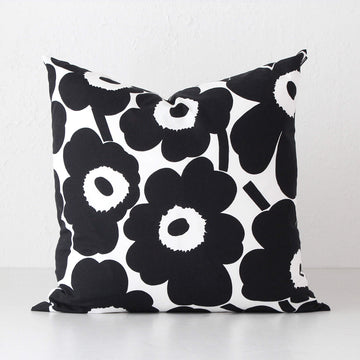 MARIMEKKO | PIENI UNIKKO CUSHION | 50 x 50CM | BLACK + WHITE