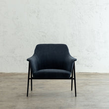 MARCUS ARM CHAIR  |  BALTIC BLUE  |  MODERN OCCASIONAL CHAIR  | LOUNGE CHAIR UNSTYLED
